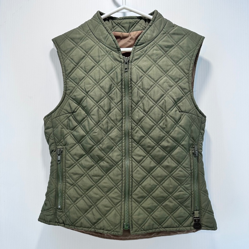 Pikeur Quilted Equestrian Vest Women's Size 12 Full Zip‎ Pockets *note